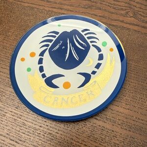 Anthropologie Cancer Zodiac Decorative Plate 5”